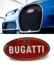 1 pc Grille Badge Metal Grill Emblem compatible with Bugatti Chiron Veyron Cars picture