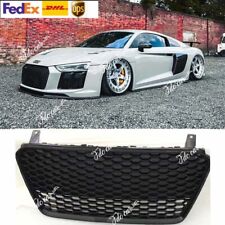 Gloss Black Mesh Front Grille Upper Grill For Audi R8 2013 2014 2015 R 8 13-15 picture