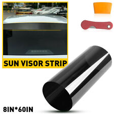 Car Window Sun Visor Strip Tint Film Front Windshield UV Shade DIY Decal Banner picture