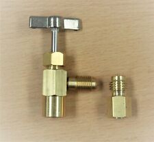 Self-Sealing R134a A/C Can Tap Tapper Adapter Dispensing Valve Refrigerant picture