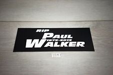RIP Paul Walker Decal Sticker Slap JDM Fast and Furious Racing picture