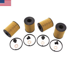 New 4x Oil Filter Pack w/Seals Fits for 2021 Kia Optima Engine 2.5L 26350-2S000 picture