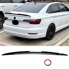 Rear Roof Trunk Spoiler Lip Tail Wing Kit Glossy Black For VW for Jetta MK6 MK7 picture