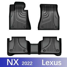 For 2022 Lexus NX Car Floor Liners 1st and 2nd Row Front Rear Full Set Liners  picture
