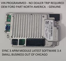 GENUINE FORD LINCOLN OEM SYNC 3 APIM 3.4 MODULE  VIN PROGRAMMED NON NAVIGATION  picture