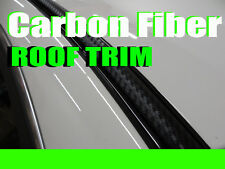 forACURA 2002-2018 2pcs 3D BLACK CARBON FIBER ROOF TOP TRIM MOLDING DIY KIT picture