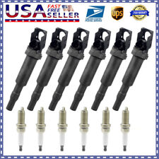 Ignition Coils + Spark Plug Set for BMW 128i 325i 328i X3 0221504470 12122158253 picture