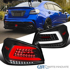 [Sequential LED] Fits Subaru 15-21 WRX / WRX STI Black Taillights Brake Lamps picture