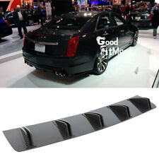 For Cadillac CTS CTS-V Carbon Fiber Rear Bumper Diffuser Lip Spoiler Splitter US picture