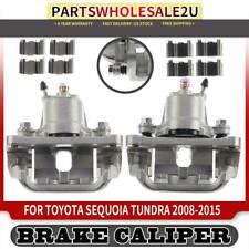 2pcs Brake Caliper w/ Bracket Rear for Toyota Tundra 2007-2015 Sequoia 2008-2015 picture