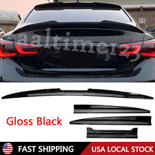 For For Volvo S40 S60 S80 V40 V50 Gloss Rear Roof Lip Spoiler Tail Trunk Wing picture