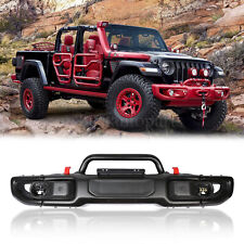 Steel Front Bumper Kit 10th Anniversary Style Fit For Jeep Wrangler JL Gladiator picture