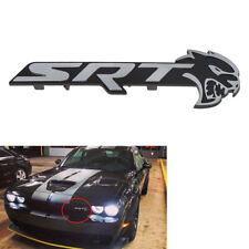 OEM 2015-19 Dodge Challenger Silver SRT HELLCAT Grille Emblem Mopar 68320442AC picture