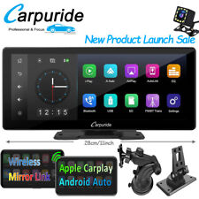 Carpuride NEW 10.3Inch Car Stereo Portable Car Radio Wireless Carplay & Android picture