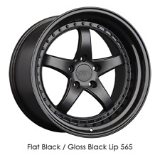 XXR Wheels Rim 565 18x9.5 5x114.3 ET38 73.1CB Flat Black / Gloss Black Lip picture