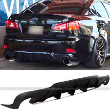 Fit 06-12 Lexus IS250 350 4DR DMR Style Rear Diffuser Bumper Lip Add On Black picture