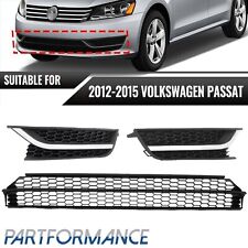 For 2012-2015 VW Passat Front Bumper Radiator Lower Grille Grill Fog Light Cover picture