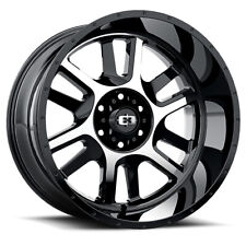 18x9 Vision Off-Road 419 Split Black Machined Wheels 5x4.5 (18mm) Set of 4 picture