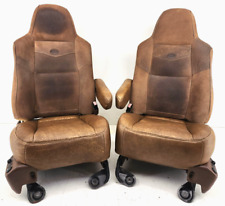 2003-2007 Ford F250 F350 F450 F550 Super Duty King Ranch Power Bucket Seats Pair picture