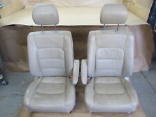 1998-2002 LEXUS J100 LX470 FRONT LEFT & RIGHT LEATHER SEAT SET OF 2 picture