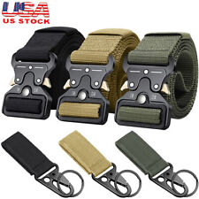 Tactical Belt Casual Military for Men Army Work Pants Waistband Quick Release US picture