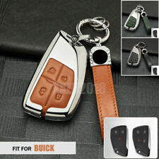 Zinc Alloy Leather Car Remote Key Fob Case Cover For Buick Envision Avenir 2021 picture