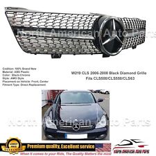 2006 2007 2008 CLS63 CLS500 CLS55 Black Diamond Grille CLS with Star New Part picture