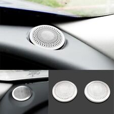 For Jaguar F-pace 17-2020 Cover Trim Dashboard L&R Speaker Sound Silver Steel picture