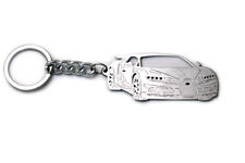 Keychain fit Bugatti Chiron Car Design Steel Keyring Auto Porte-Clés Metal picture