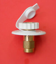 RV white City Water Fill inlet flange Brass w/ check valve RV  Parts FPT Female picture