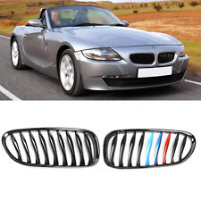 For BMW Z4 E85 E86 Coupe Roadster Gloss Black M Color Kidney Front Grilles 03-08 picture