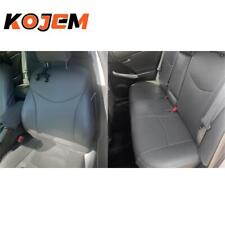 Gray Seat Covers Full Set For Toyota Prius 2010-2015 Front & Rear Upholstery Kit picture