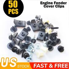 50x Fit For Toyota Engine Cover Clip Screw Undertray Splash Liner Fastener New picture
