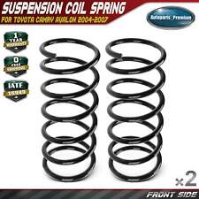 2x Front Driver & Passenger Coil Springs for Toyota Avalon Camry 2004 2005 2006 picture