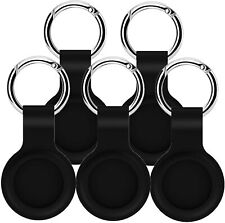 5 Pack Cases for Apple AirTags Case Airtag Holder with Key Ring Keychain Silicon picture