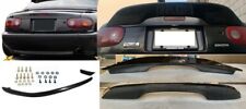 For 1990-1997 Mazda Miata JDM Glossy Black Trunk Spoiler Wing+R-Package Rear Lip picture