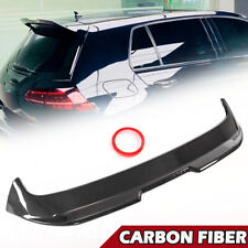 Carbon Fiber Rear Window Roof Spoiler Wing Lip For VW Golf7 MK7 GTI GTD 2014~20 picture