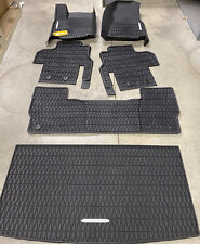 2022 Jeep GRAND Wagoneer First Second Third & Cargo Area All Weather Mat Set OEM picture
