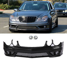 Fit 07-09 Mercedes-Benz E-Class W211 AMG Style Front Bumper W/O PDC W/ Fog Lamp picture