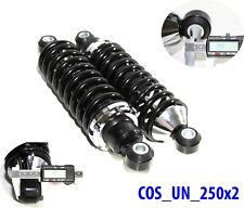 Rear Street Rod Coil Over Shock SET w/250 Pound Black Coated Springs picture