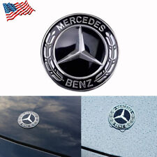Front Hood For Mercedes Benz C CLA E S Class AMG Bonnet Emblem Badge Logo 57mm picture