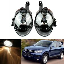 Pair For VW Touareg 2011 2012 2013 2014 Front Fog Lamp Light With Halogen Bulbs picture