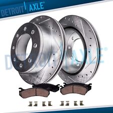 Front Drilled Rotors Brake Pads for Chevrolet Silverado GMC Sierra 2500 3500 HD picture