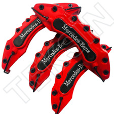 4Pcs Mercedes-Benz Caliper Cover Red 3D Brake Style Disc picture