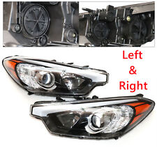 For 2014 2015 2016 KIA Forte Forte5 Halogen Headlights Pair Set Left + Right picture