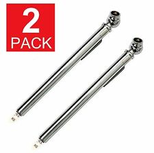 2 pc Tire Air Pressure Gauge 10-50 PSI Auto Car Truck Motorcycle Bike Tester picture