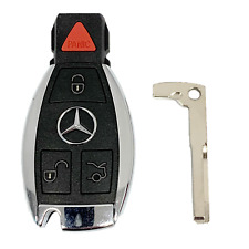 OEM Mercedes Benz Keyless Remote Fob + UNCUT Key IYZDC07 DC10 DC11 DC12 picture
