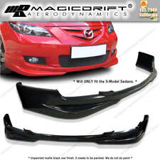 For 07-09 Mazda 3 Mazda3 4-Door Sedan Speed S-Model MS Front Bumper Lip PU picture
