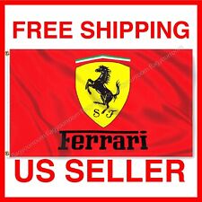 Ferrari Flag 3X5 Italy Enzo Signature Banner Automotive Garage  picture