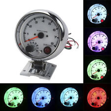 3.75'' Racing Tachometer Gauge Tacho Meter 7 Color LED Shift Light 0-8000 RPM picture